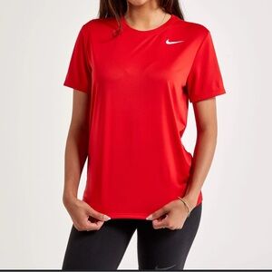 Nike Women's Orange Dri-Fit Tee